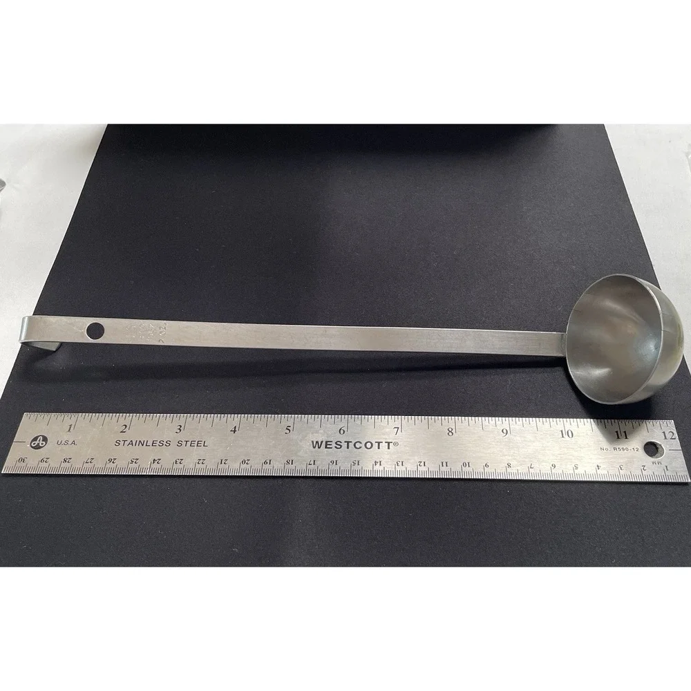 Vintage 1967 U.S. Military Issue Mess Hall Heavy-Gauge Heavy-Duty BICO 2oz Ladle